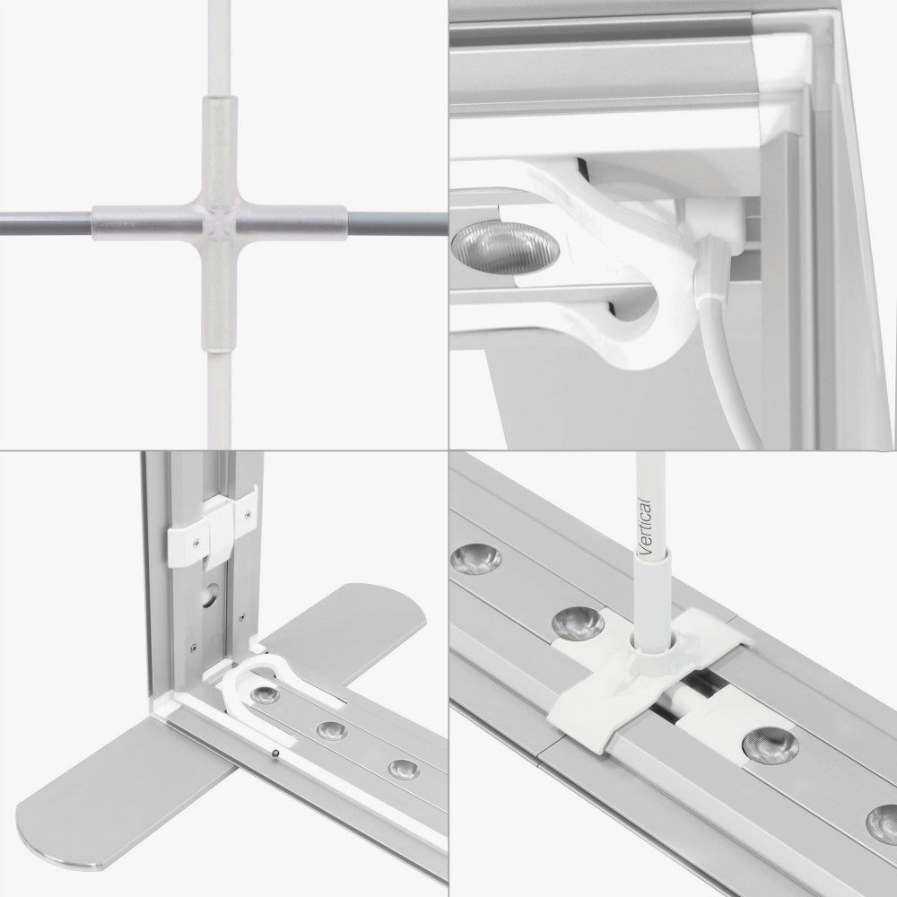 Backlit Fabric Display, 10ft