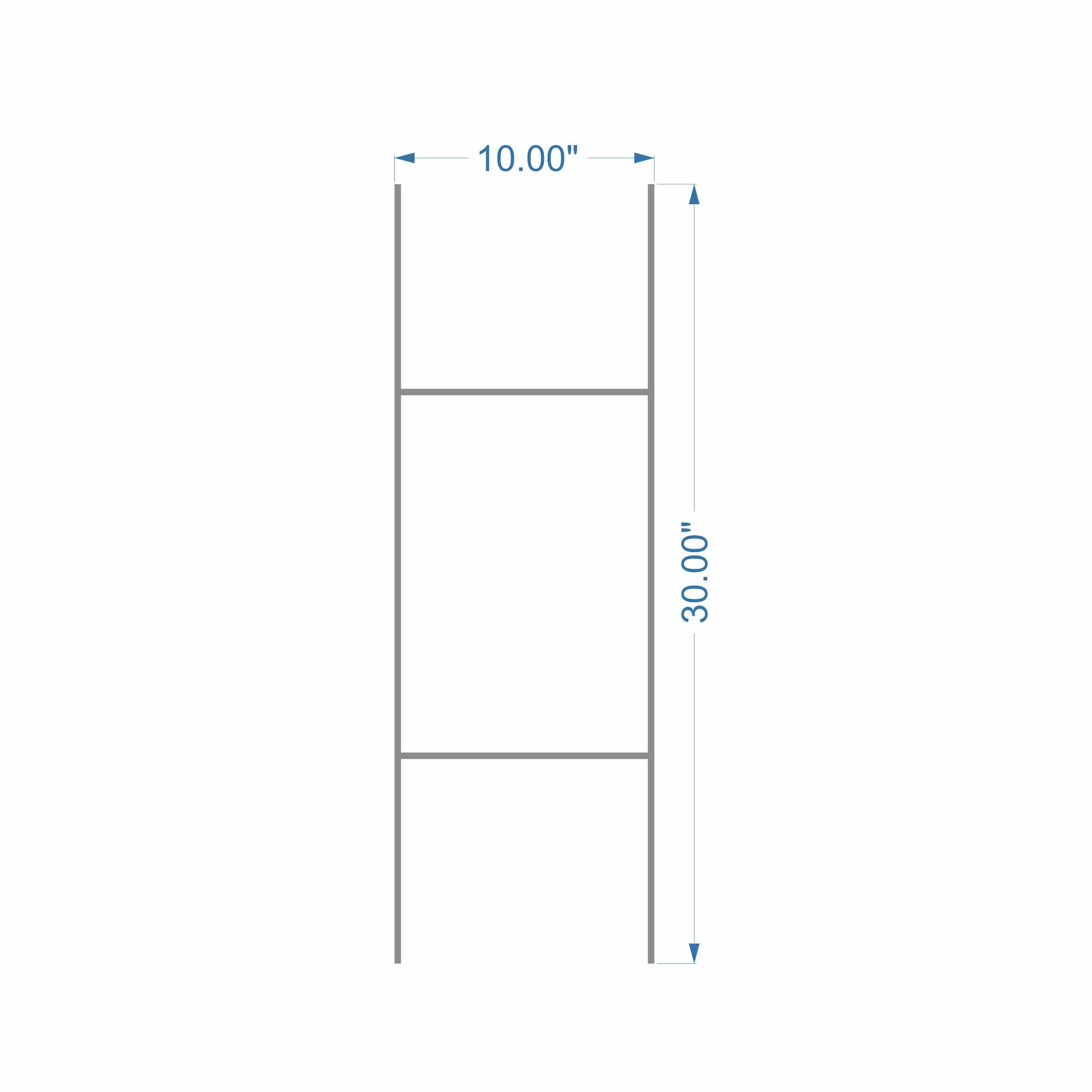 Wire Stakes for Corrugated Panels