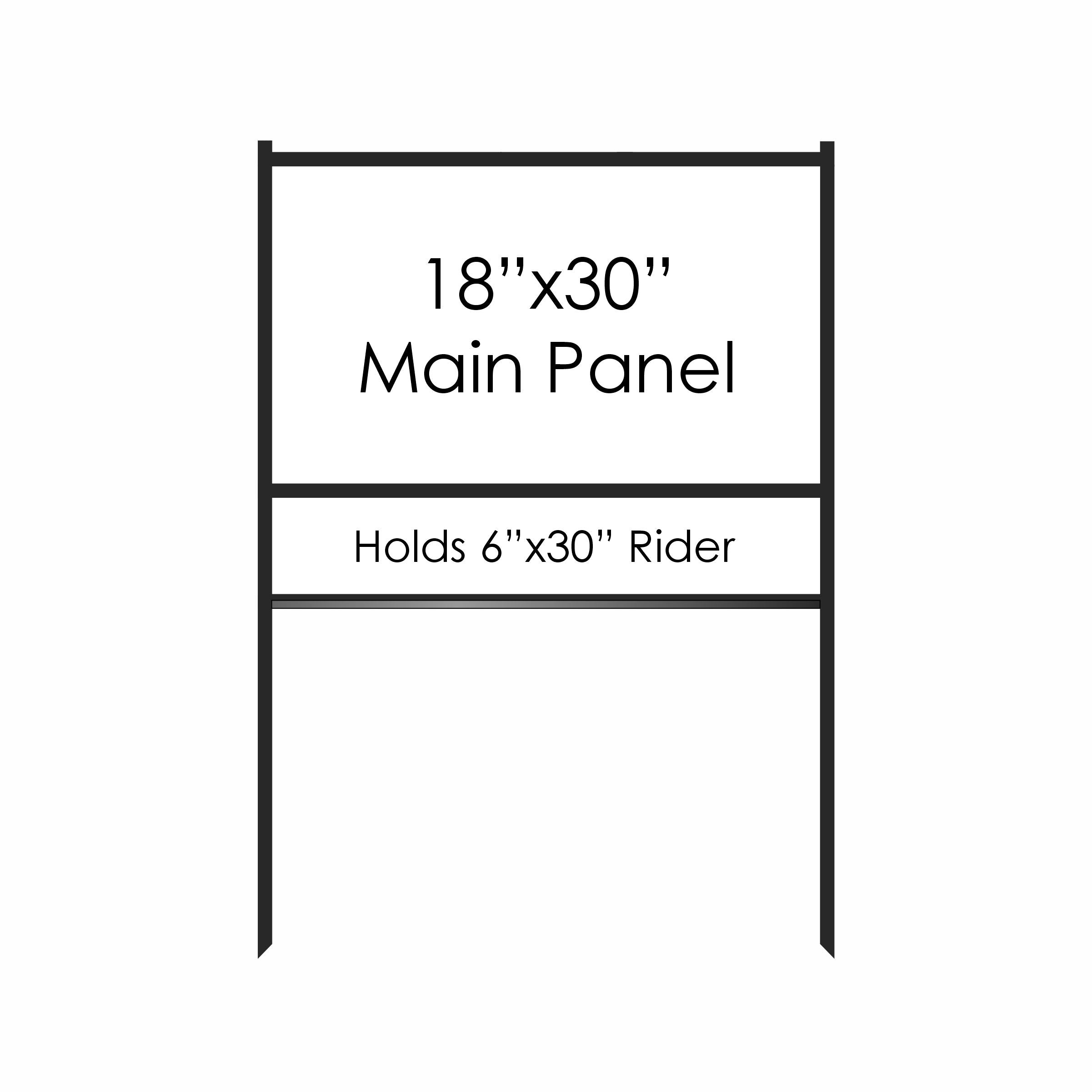 18x30 Corrugated Plastic Yard Sign