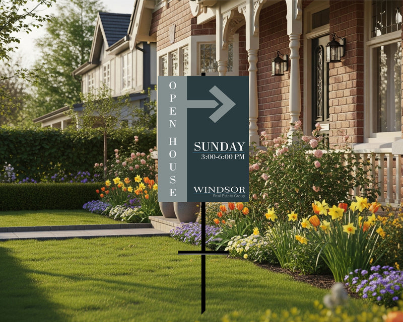 48" Tall T Stake Sign, 24x18