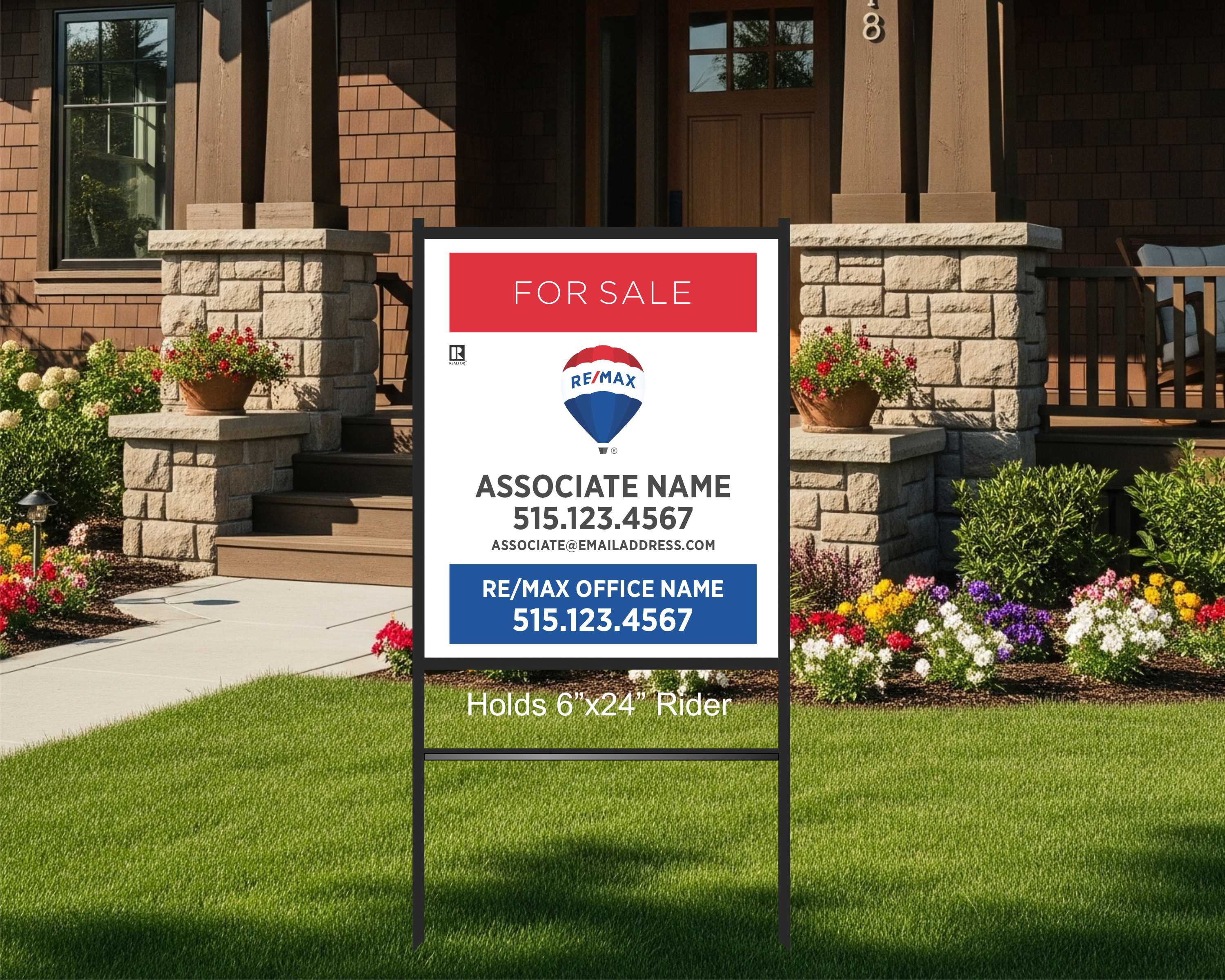 RE/MAX For Sale, 30x24 Corrugated Plastic