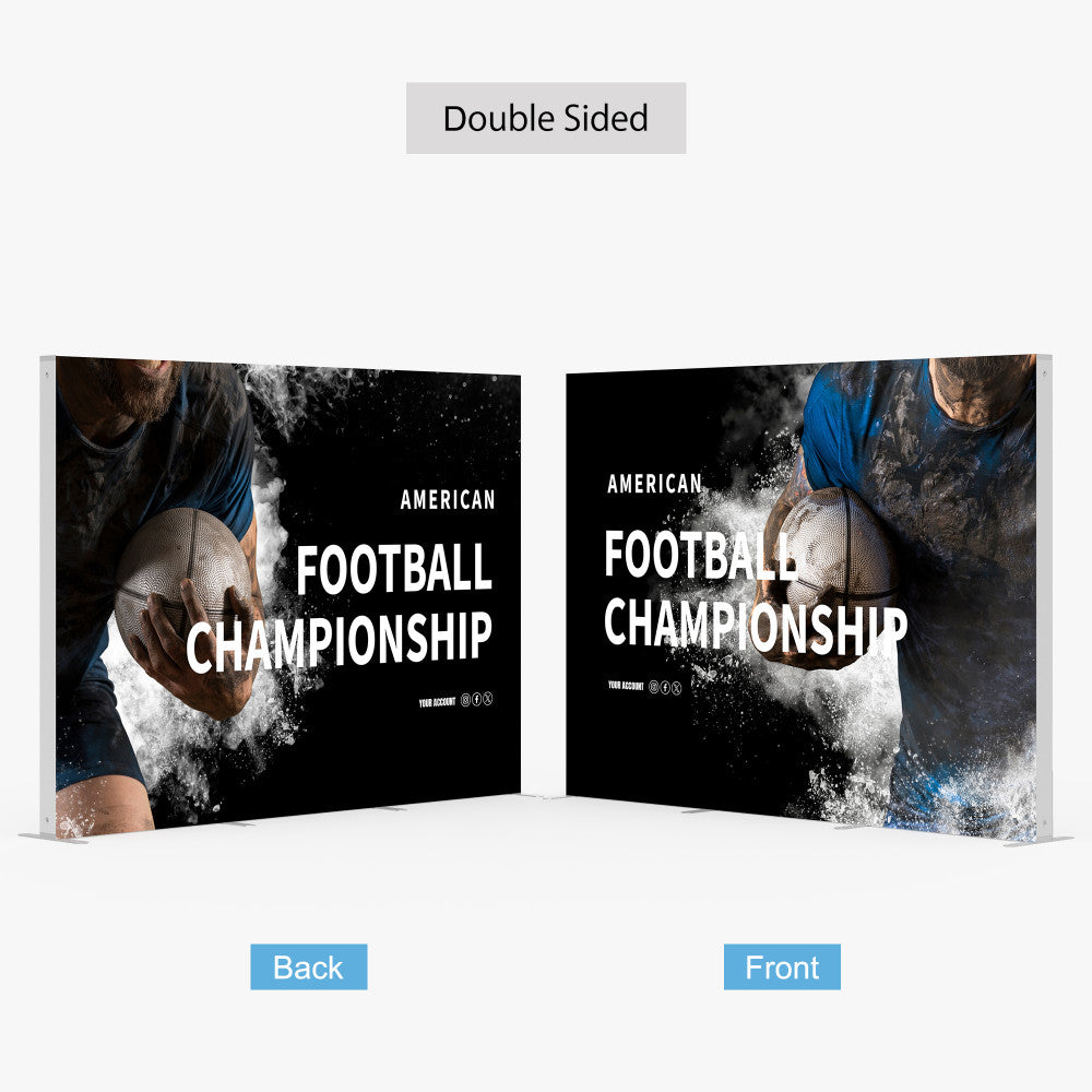 Backlit Fabric Display, 10ft