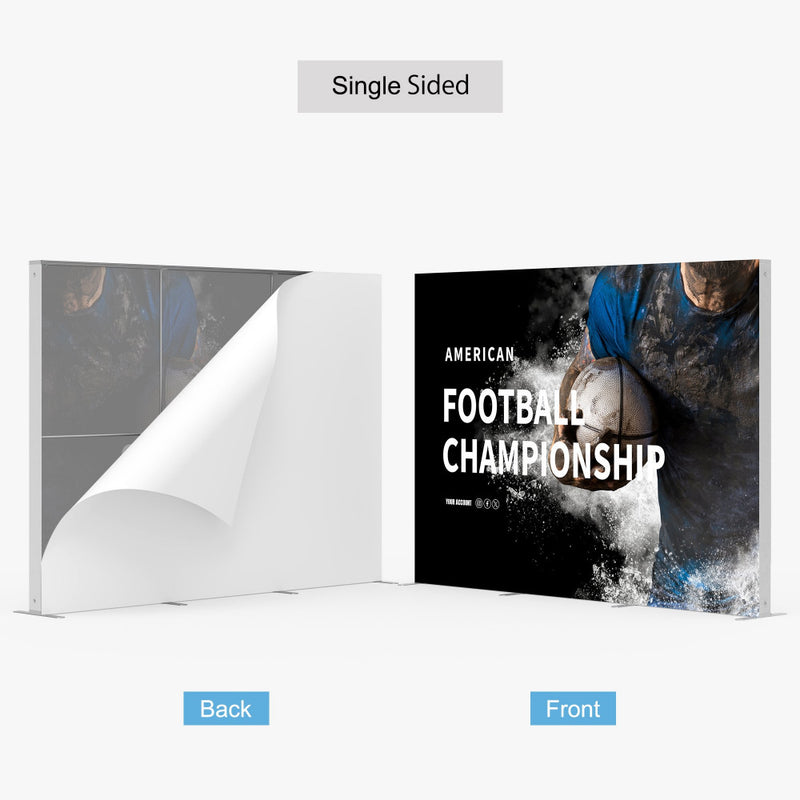 Backlit Fabric Display, 10ft