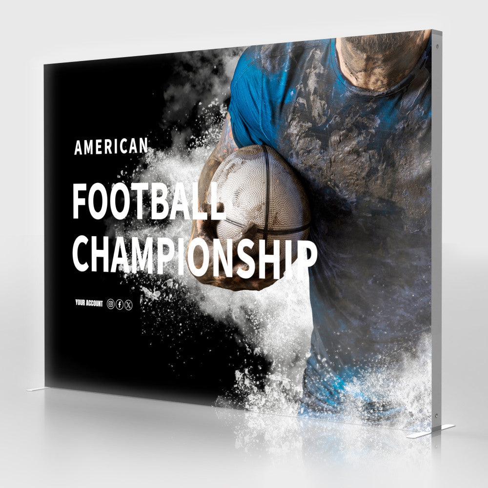 Backlit Fabric Display, 10ft