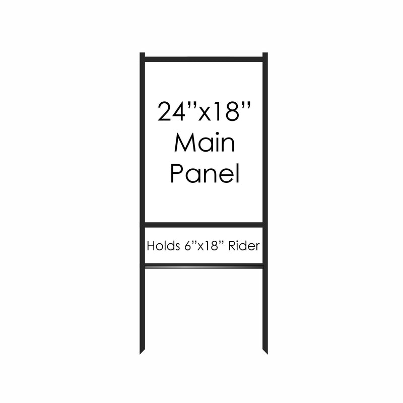 24"x18" Combo Bolt-in/Slide-in Single Rider Frame