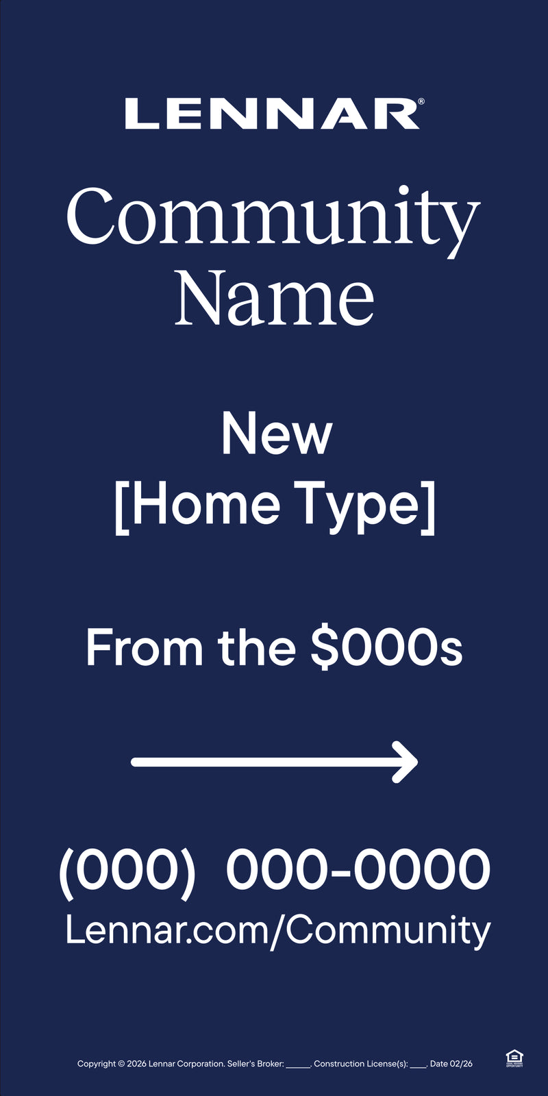 Preview of Custom Lennar 4'x8'