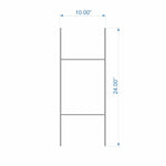 Wire Stakes for Corrugated Panels