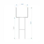 Wire Stakes for Corrugated Panels