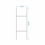 Wire Stakes for Corrugated Panels