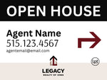 Legacy 24x18 Corrugated Plastic Assembled Yard Sign