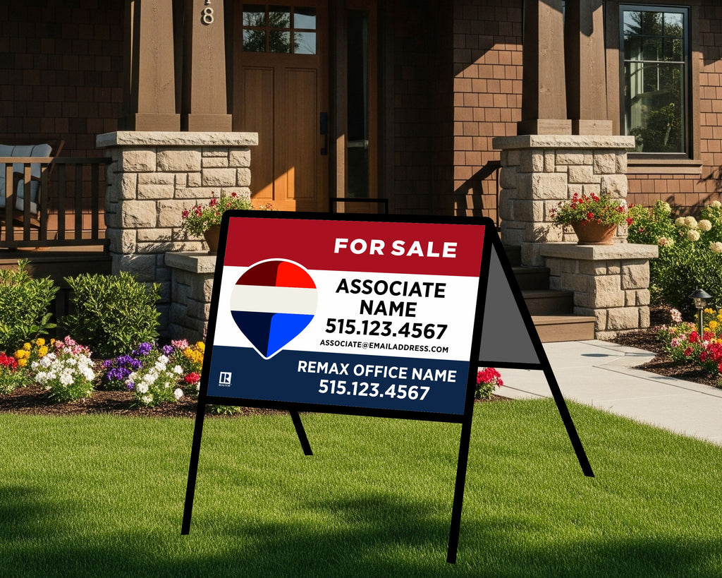 RE/MAX 24x18 ACM Tent Sign – Signcraft
