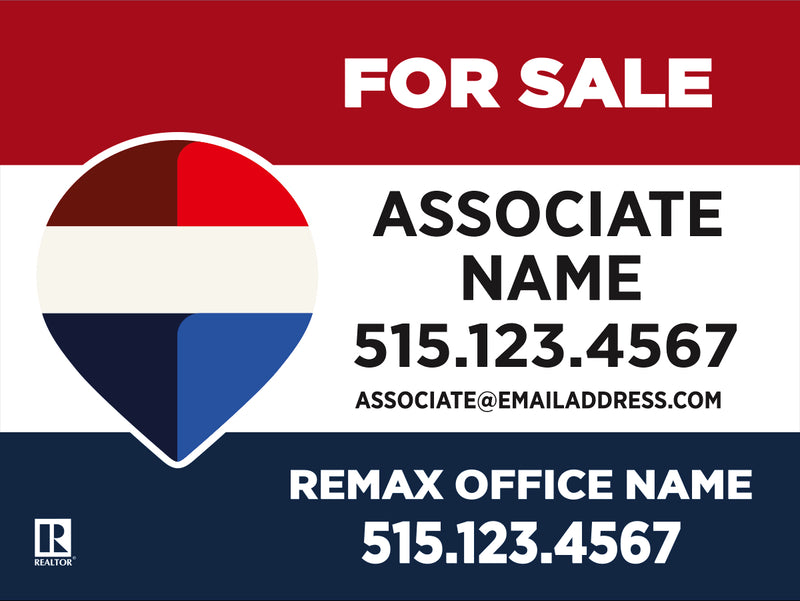 Preview of Custom RE/MAX 24x18 Corrugated Plastic