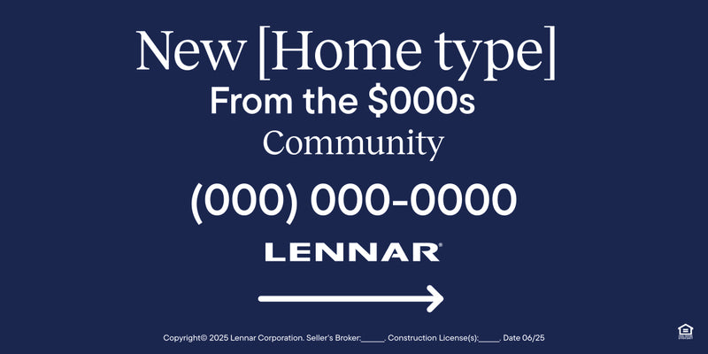 Preview of Custom Lennar 8'x4'