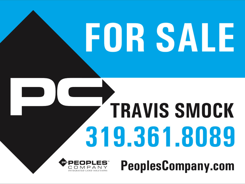 Preview of Custom Peoples Company 18x24 Corrugated Plastic Assembled Yard Signs